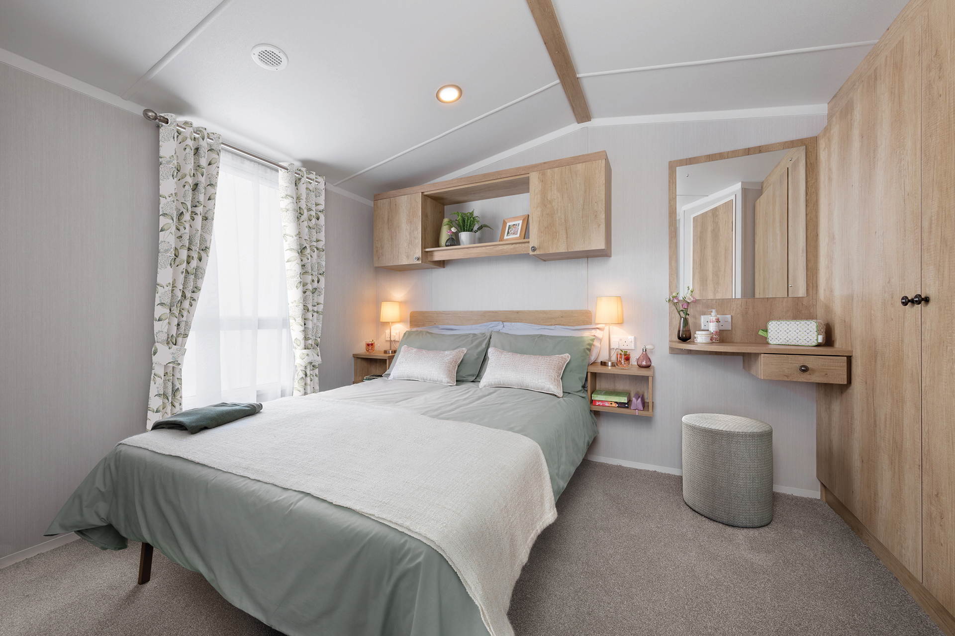 Image of Swift Burgundy 2023 holiday home bedroom
