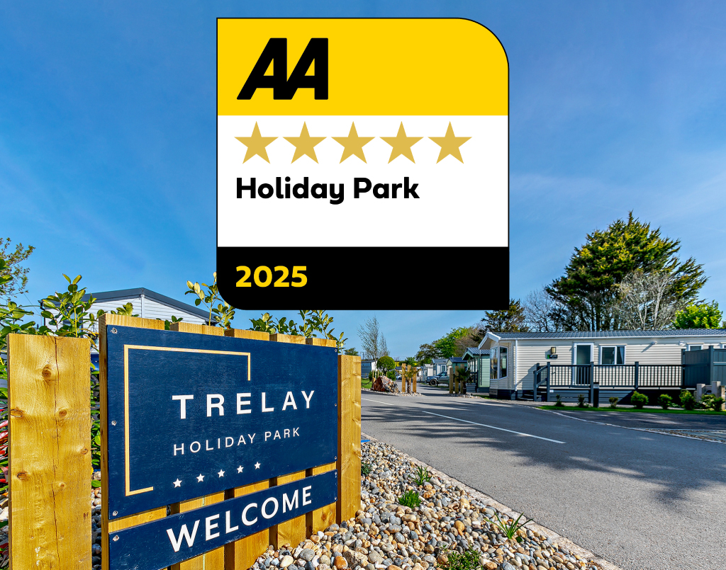 Trelay Holiday Park receives the AA 5 star gold award